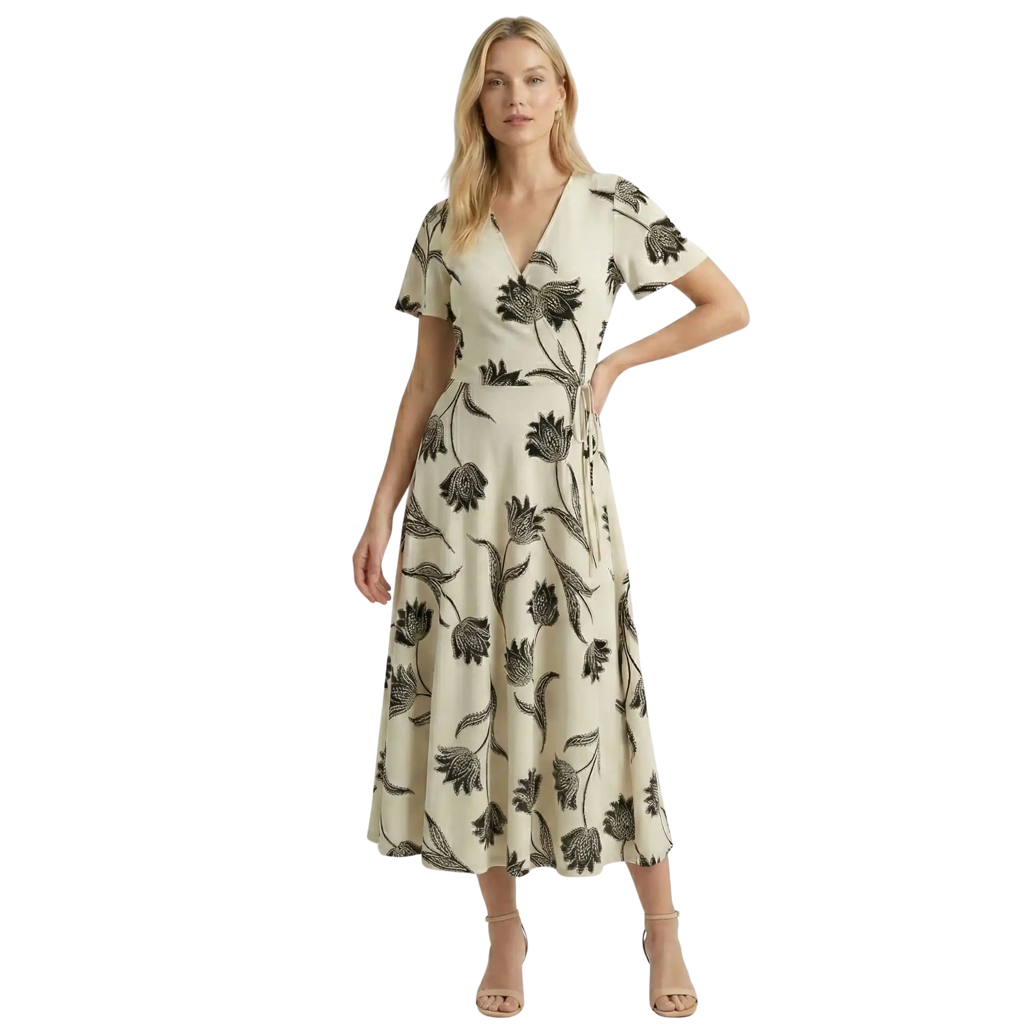 silhouette dress model