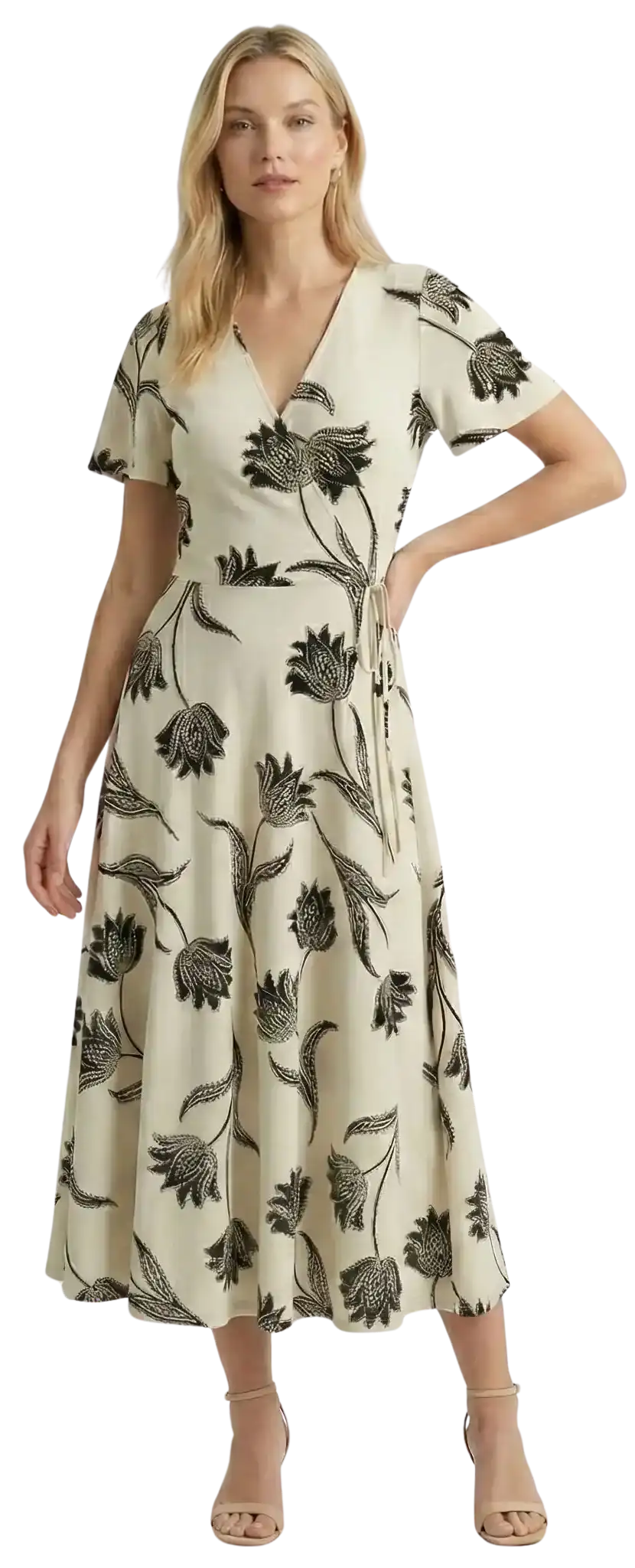 silhouette dress model cropped