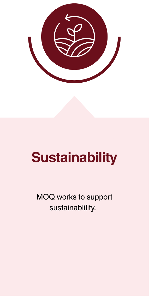 sustainability moq
