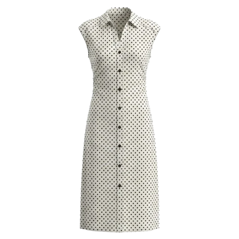 button down dress