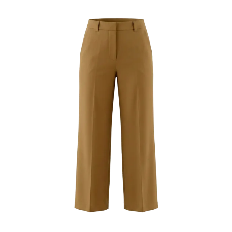 gold wide leg dress pant
