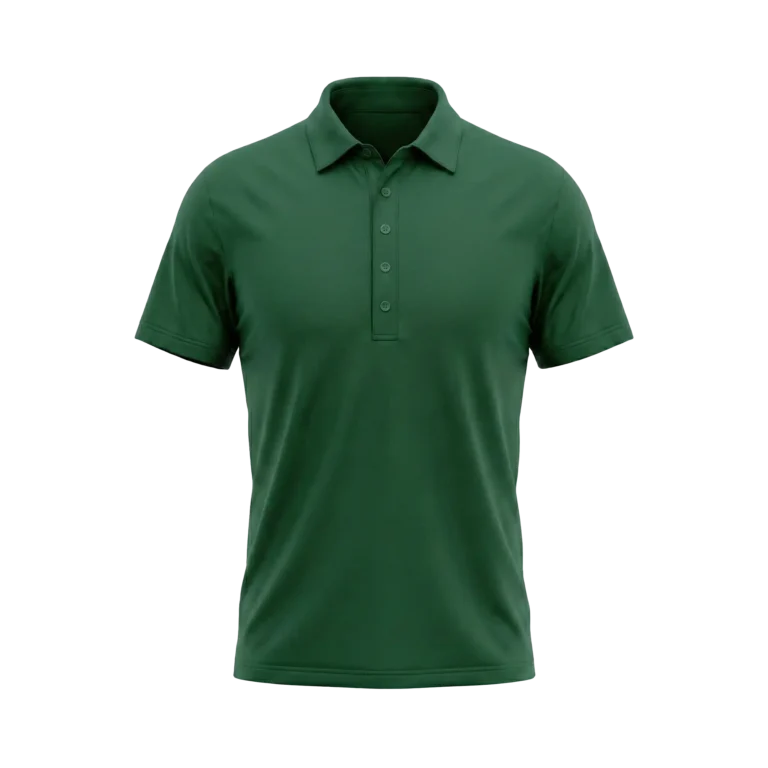 golf polo shirt dark green