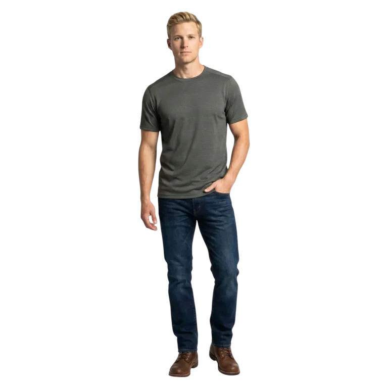 gray mens fitness tshirt