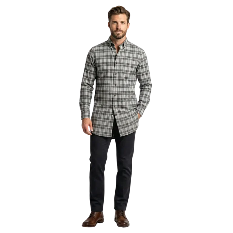 long sleeve button down shirt pants